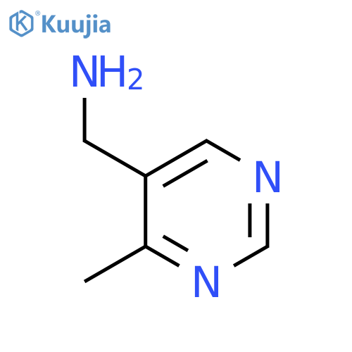 (4-Methylpyrimidin-5-yl)methanamine structure