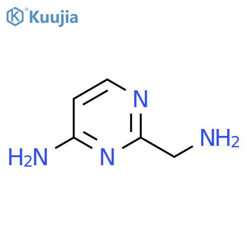 2-(aminomethyl)pyrimidin-4-amine structure