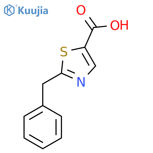 2-Benzyl-1,3-thiazole-5-carboxylic acid structure