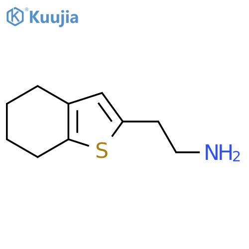 2-(4,5,6,7-tetrahydro-1-benzothiophen-2-yl)ethan-1-amine structure