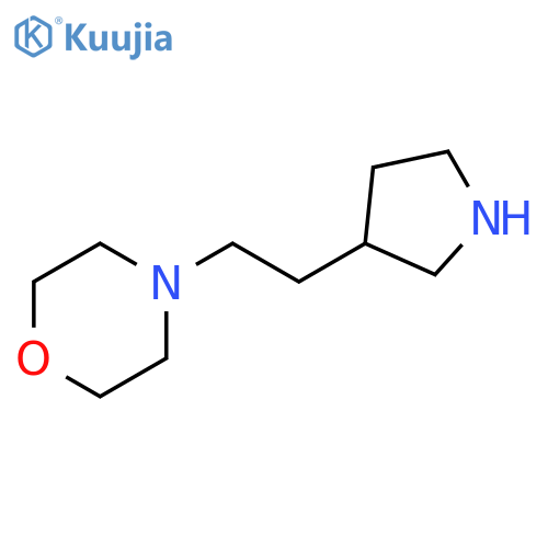 4-2-(pyrrolidin-3-yl)ethylmorpholine structure