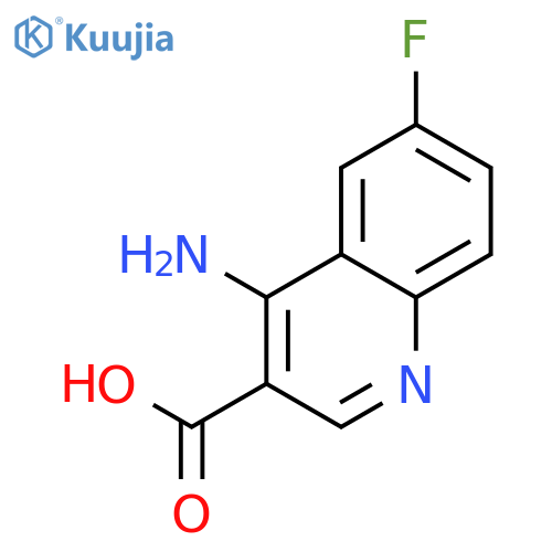 4-Amino-6-fluoroquinoline-3-carboxylic acid structure