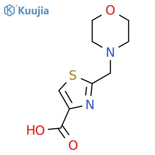 2-(Morpholinomethyl)-thiazole-4-carboxylic acid structure