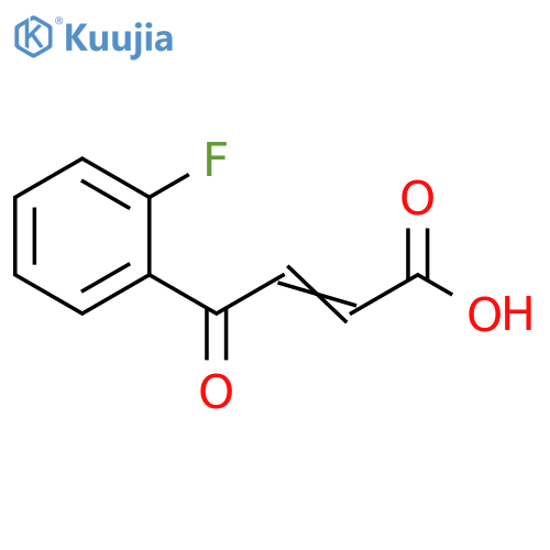 2-Butenoic acid, 4-(2-fluorophenyl)-4-oxo- structure