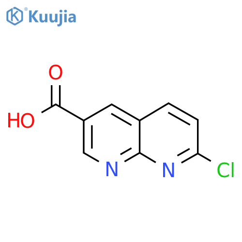 7-Chloro-1,8-naphthyridine-3-carboxylic acid structure