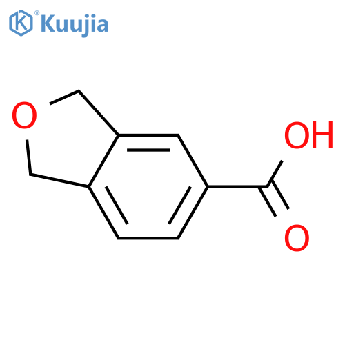 1,3-Dihydro-2-benzofuran-5-carboxylic acid structure