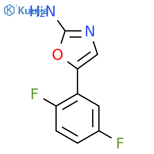 5-(2,5-difluorophenyl)-1,3-oxazol-2-amine structure