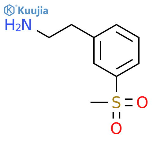 2-3-(Methylsulfonyl)phenylethylamine structure