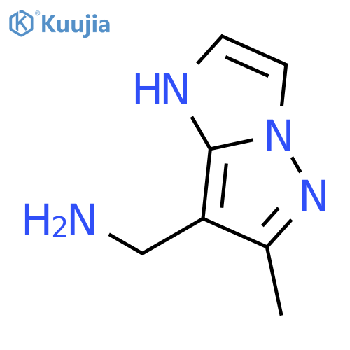 (6-methyl-1H-imidazo1,2-bpyrazol-7-yl)methanamine structure