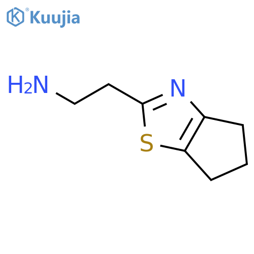2-{4H,5H,6H-cyclopentad1,3thiazol-2-yl}ethan-1-amine structure