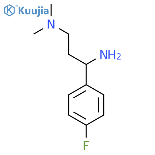 1-(4-Fluorophenyl)-N3,N3-dimethylpropane-1,3-diamine structure