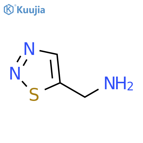 (1,2,3-Thiadiazol-5-yl)methanamine structure