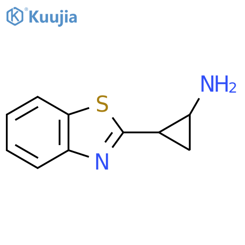 2-(1,3-benzothiazol-2-yl)cyclopropan-1-amine structure