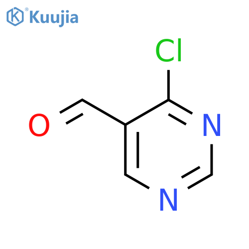 4-chloropyrimidine-5-carbaldehyde structure