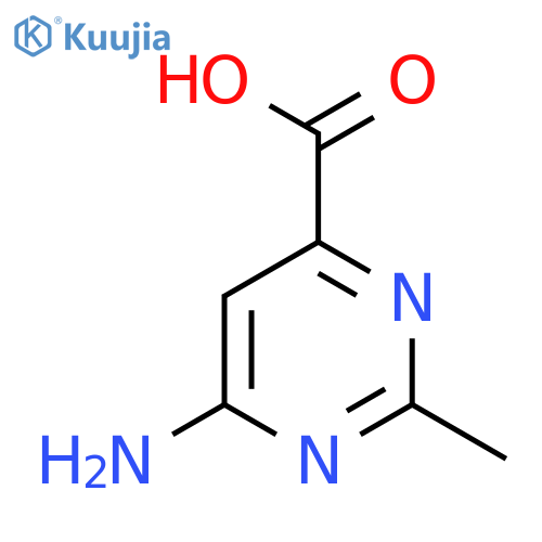 6-Amino-2-methylpyrimidine-4-carboxylic acid structure
