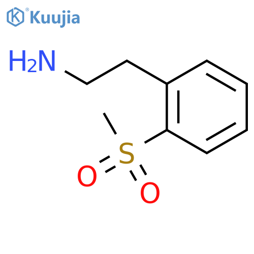 2-[2-(Methylsulfonyl)phenyl]ethylamine structure