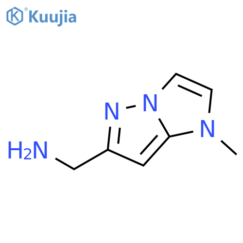 (1-methyl-1H-imidazo1,2-bpyrazol-6-yl)methanamine structure