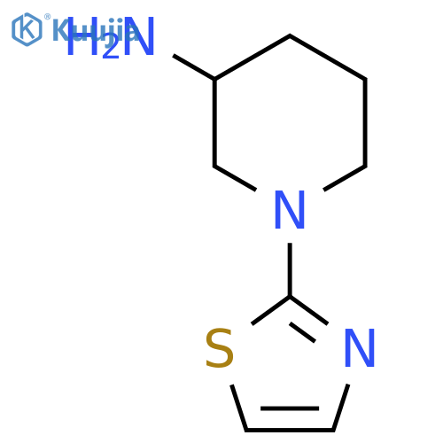 1-(1,3-Thiazol-2-yl)piperidin-3-amine structure