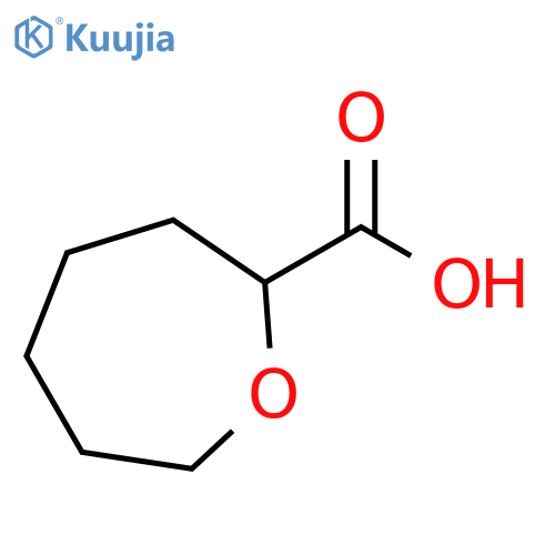 2-Oxepanecarboxylic acid structure