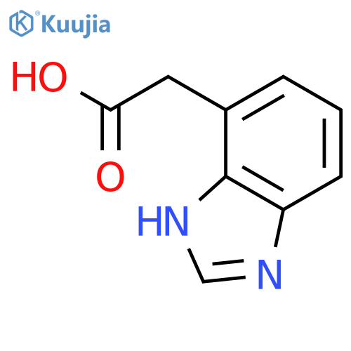 2-(3H-benzimidazol-4-yl)acetic acid structure