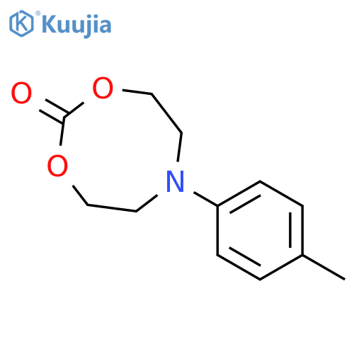 4H-1,3,6-Dioxazocin-2-one, tetrahydro-6-(4-methylphenyl)- structure