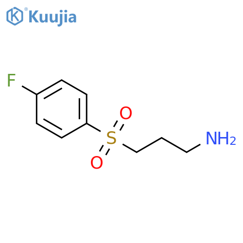 3-(4-fluorophenylsulfonyl)propan-1-amine structure