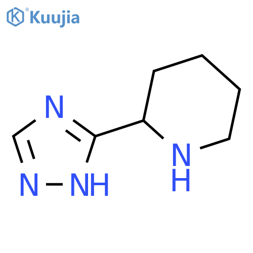 2-(1H-1,2,4-triazol-3-yl)piperidine structure