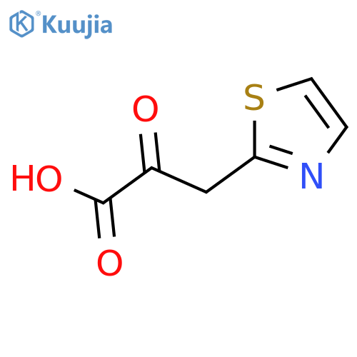 2-Thiazolepropanoic acid, α-oxo- structure
