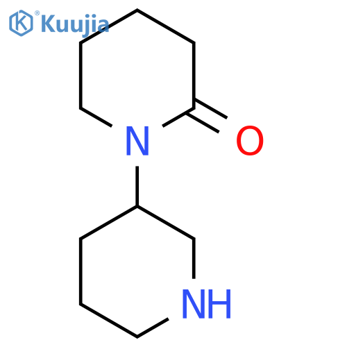 1-(Piperidin-3-yl)piperidin-2-one structure