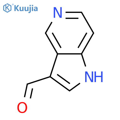 1H-pyrrolo[3,2-c]pyridine-3-carbaldehyde structure