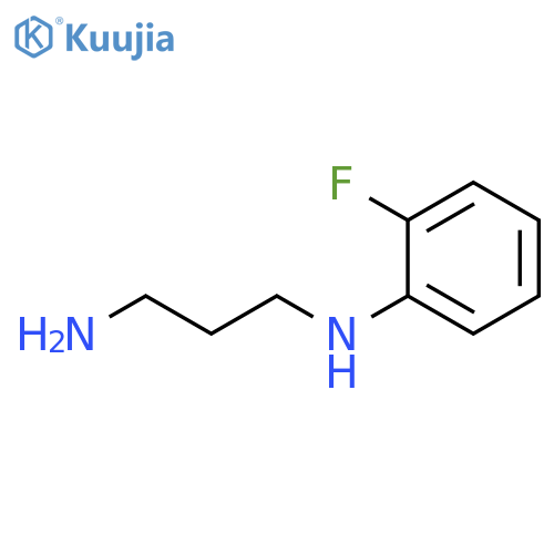 N1-(2-fluorophenyl)propane-1,3-diamine structure