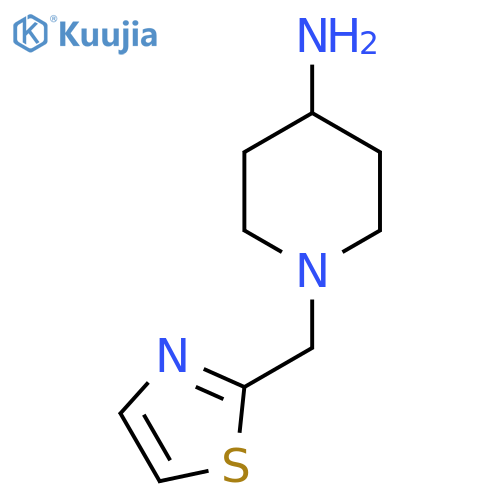 1-(1,3-thiazol-2-yl)methylpiperidin-4-amine structure