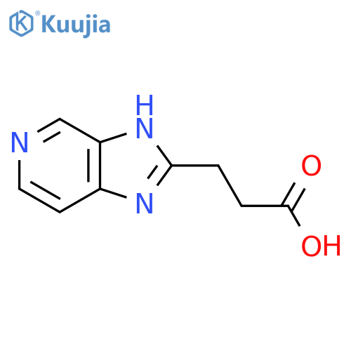 3-{3H-imidazo[4,5-c]pyridin-2-yl}propanoic acid structure