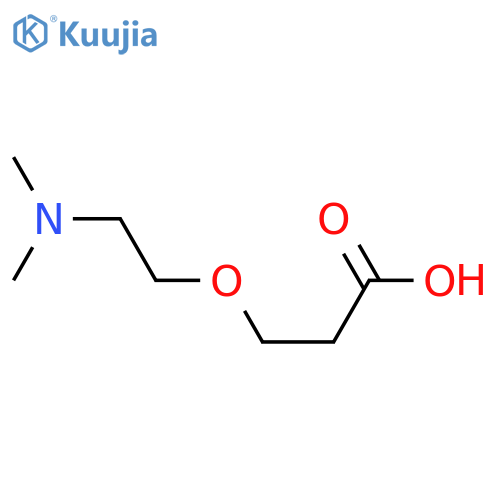 3-[2-(dimethylamino)ethoxy]propanoic acid structure