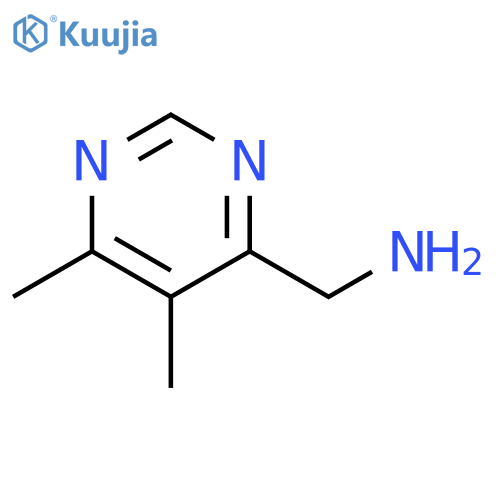 (5,6-dimethylpyrimidin-4-yl)methanamine structure