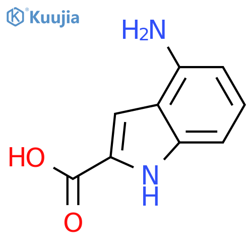 4-Amino-1H-indole-2-carboxylic acid structure