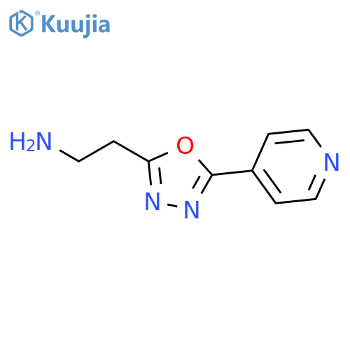 2-(5-(Pyridin-4-yl)-1,3,4-oxadiazol-2-yl)ethanamine structure