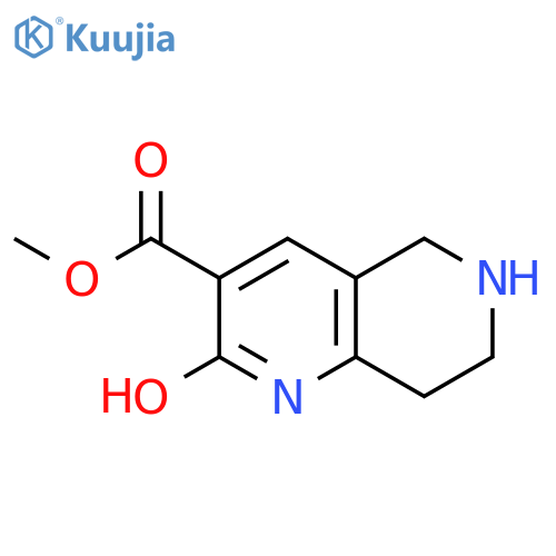 Methyl 2-hydroxy-5,6,7,8-tetrahydro-[1,6]naphthyridine-3-carboxylate structure