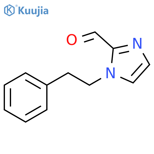 1-phenethyl-1H-imidazole-5-carbaldehyde structure
