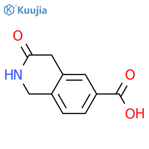 3-oxo-1,2,3,4-tetrahydroisoquinoline-6-carboxylic acid structure