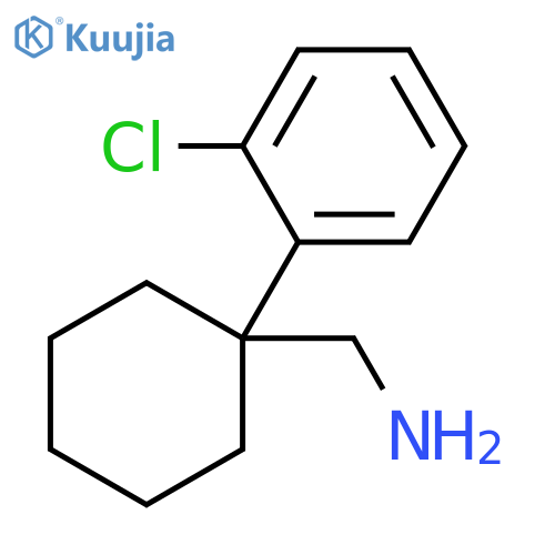 1-[1-(2-chlorophenyl)cyclohexyl]methanamine structure