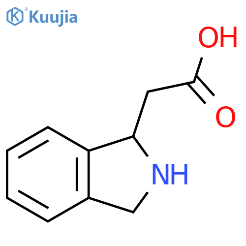 2-(2,3-dihydro-1H-isoindol-1-yl)acetic acid structure