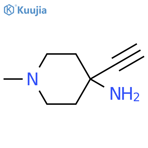 4-Piperidinamine, 4-ethynyl-1-methyl- structure
