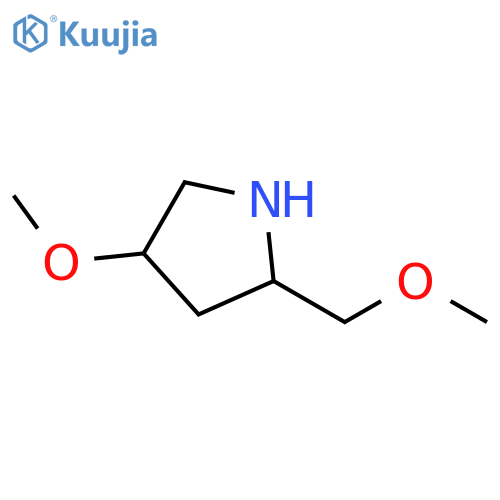 4-methoxy-2-(methoxymethyl)pyrrolidine structure