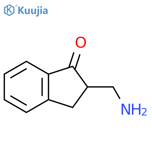 2-(aminomethyl)-2,3-dihydro-1H-inden-1-one structure