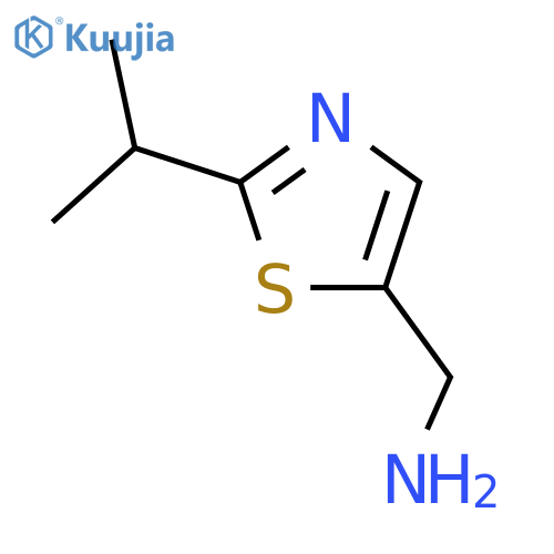 (2-Isopropyl-thiazol-5-yl)-methylamine structure