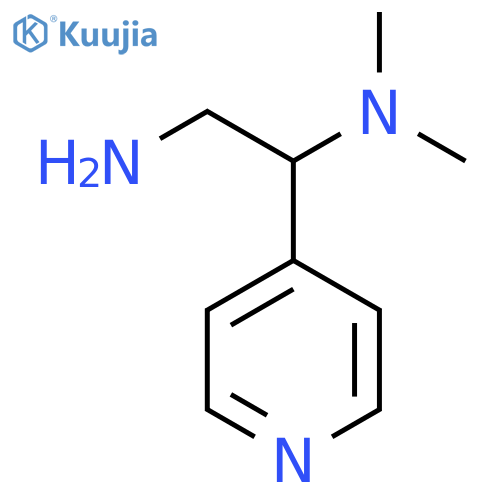 2-(N,N-Dimethylamino)-2-(pyridin-4-y)ethylamine structure