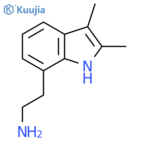 1H-Indole-7-ethanamine, 2,3-dimethyl- structure
