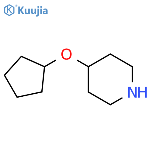 4-(Cyclopentyloxy)piperidine structure