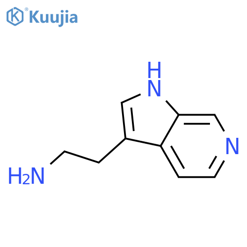 2-{1H-pyrrolo[2,3-c]pyridin-3-yl}ethan-1-amine structure